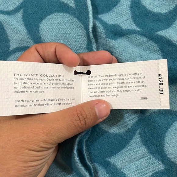 Coach Wool Scarf - Picture 4 of 8